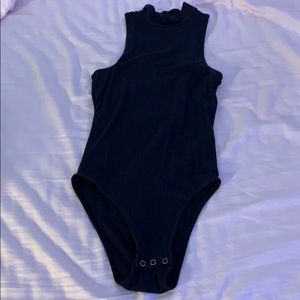 hollister black body suit